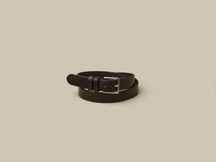 Bridle Brown Belt - Silver Buckle