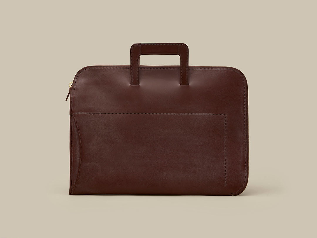 Retractable Handle Portfolio - Havana